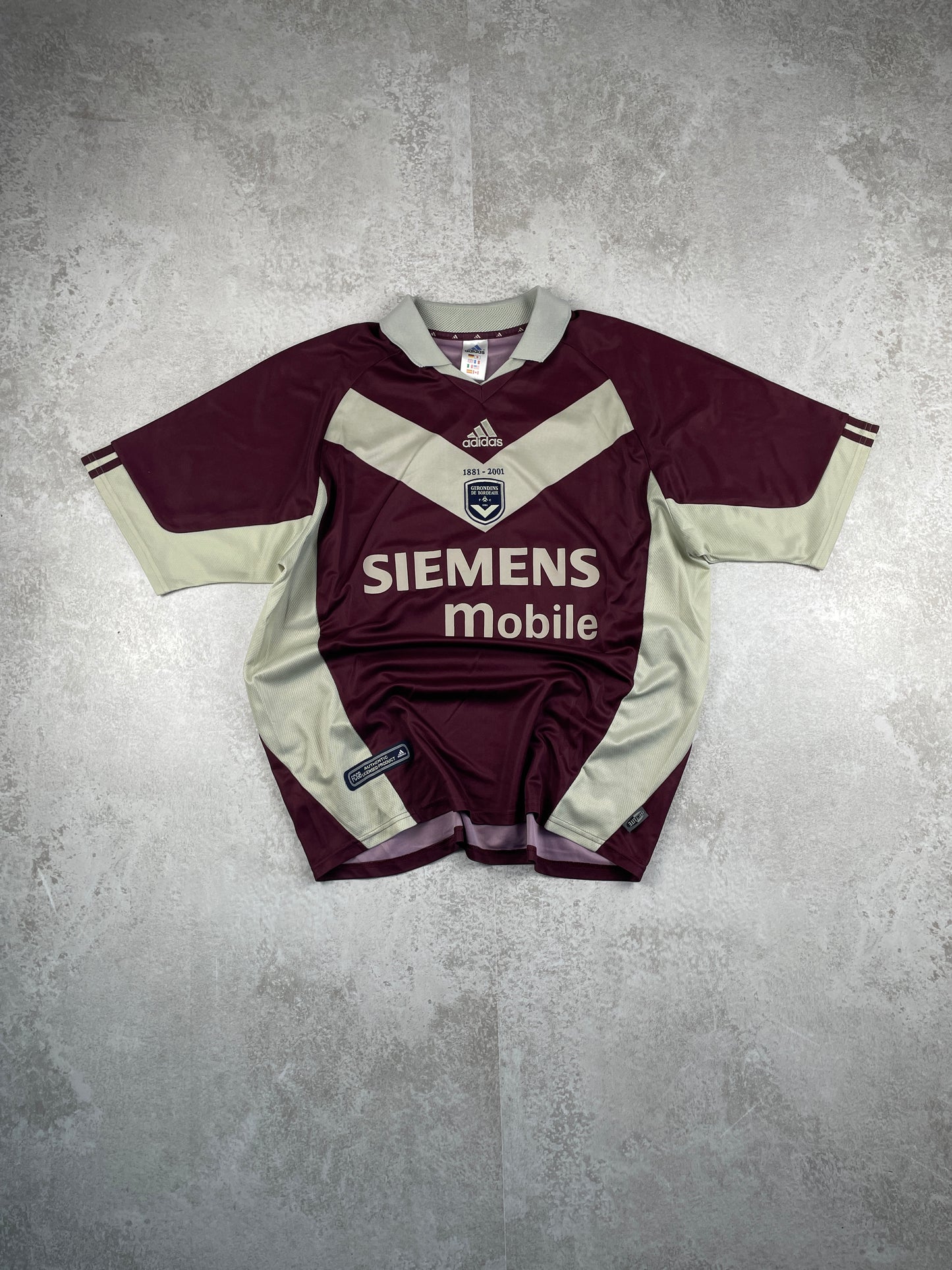 Adidas Bordeaux Trikot 00‘s (L)