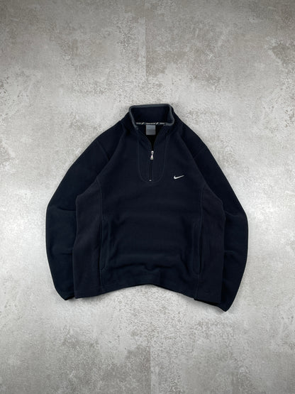 Sweat à capuche Nike Fleece demi-zip (L)