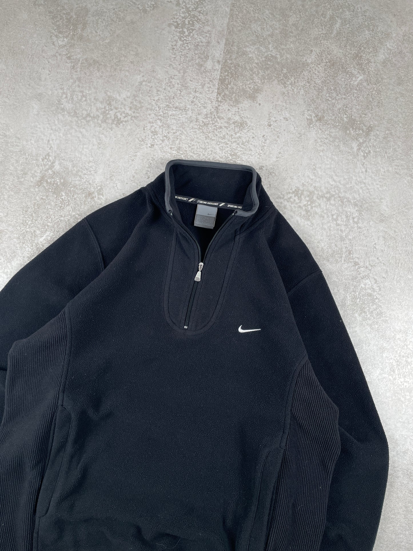 Sweat à capuche Nike Fleece demi-zip (L)