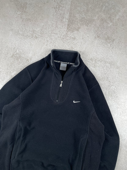 Sweat à capuche Nike Fleece demi-zip (L)