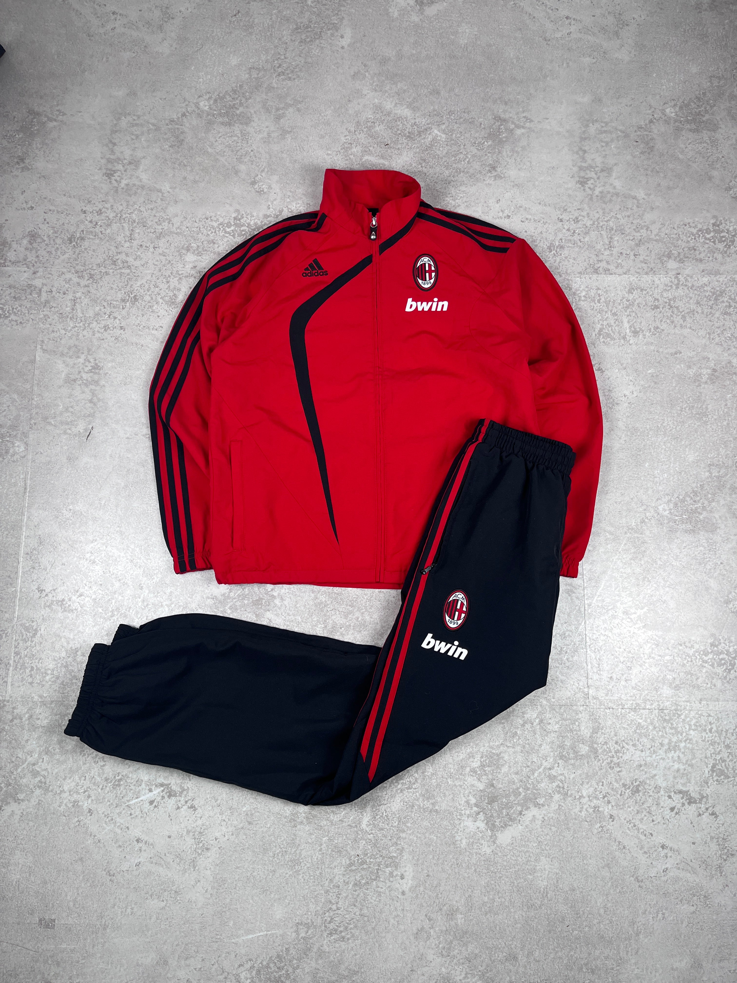 Adidas Ac Milan Tracksuit 00's (XS) – sportsvintage.